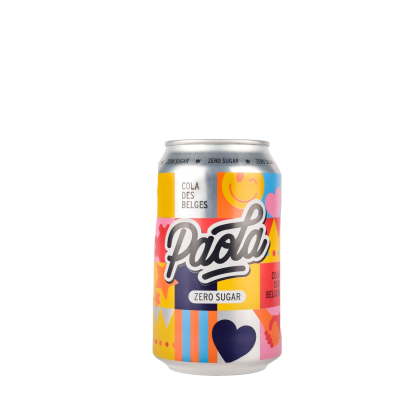 Paola Cola zero cans - 33 cl | Livraison de boissons Gaston