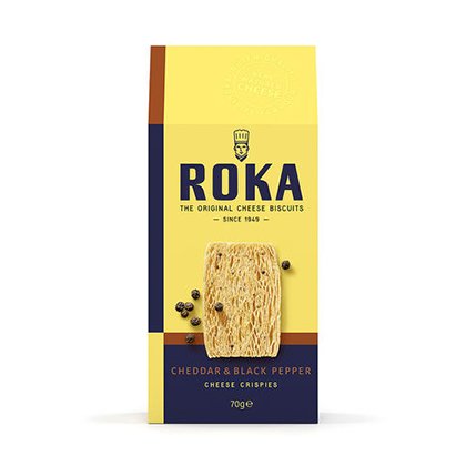 Roka - Cheese crispies cheddar cheese with black pepper